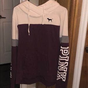 VS pink hoodie